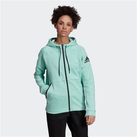 adidas sweatjacke damen grün|Kapuzenjacken für Damen .